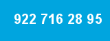 922 716 28 95 922 716 28 95
